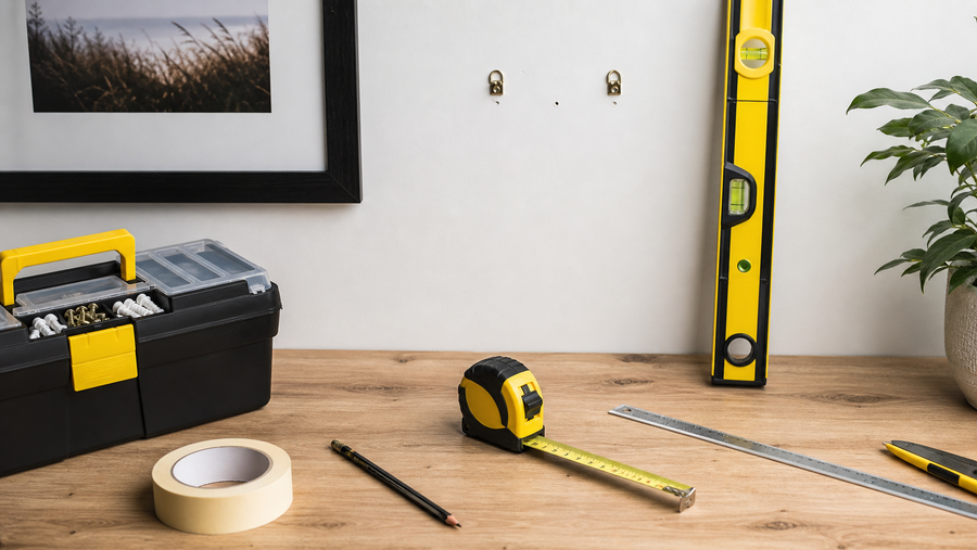 HIP Toolbox measuring marking and levelling tools for straighter DIY