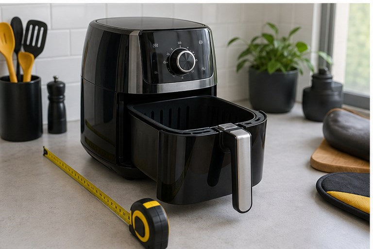 Air fryer buying guide with counter clearance measured