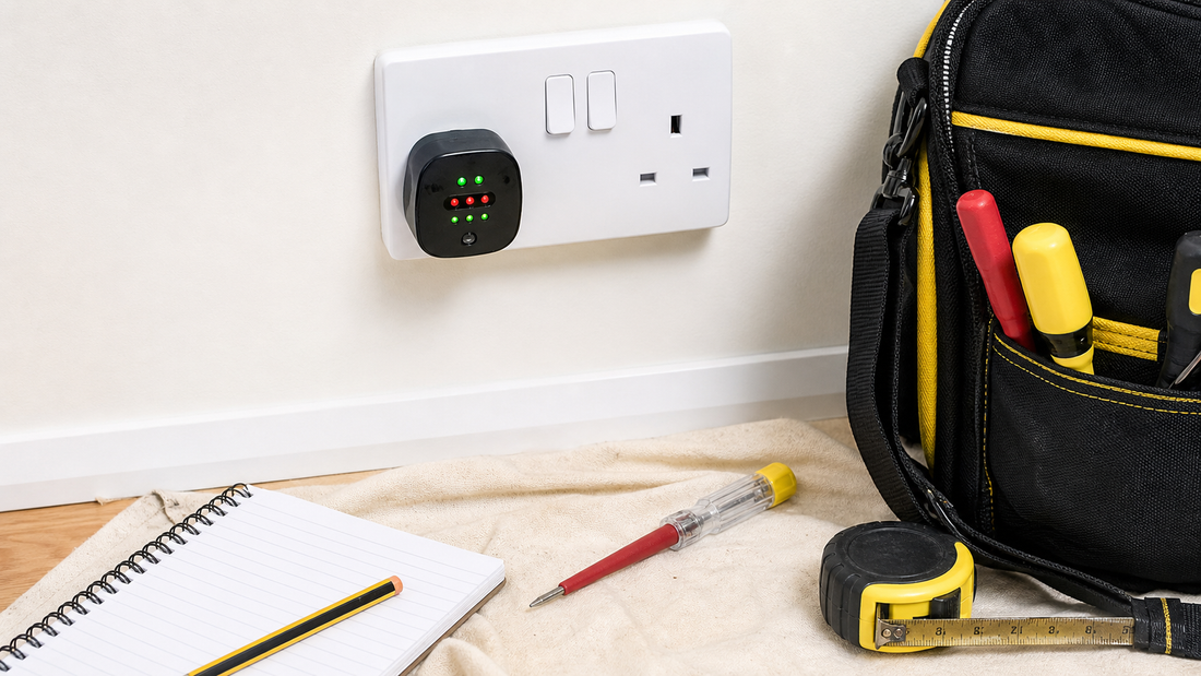 Safety-first socket project planning with socket tester and insulated tools